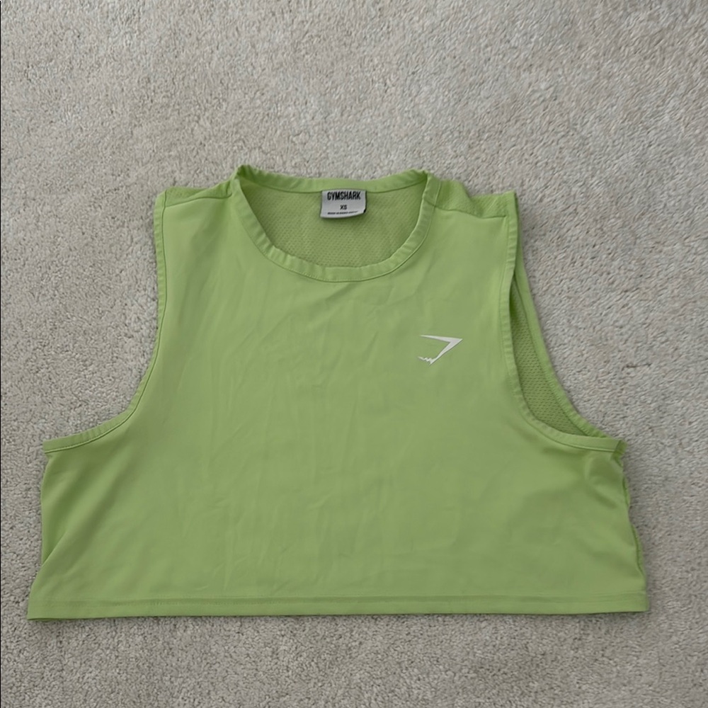 Gymshark Green Sleeveless Muscle Tee